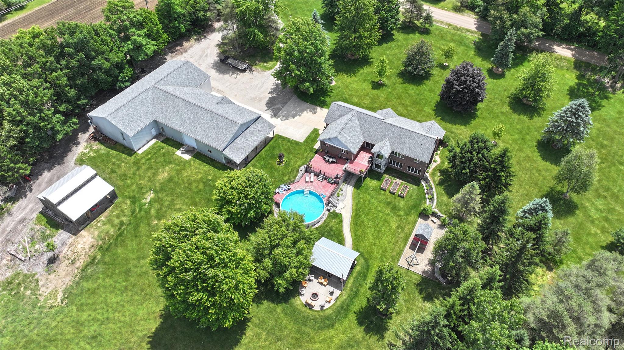 5233 Crawford Road Dryden, MI 48428 - Photo 89 of 95 Aerial view