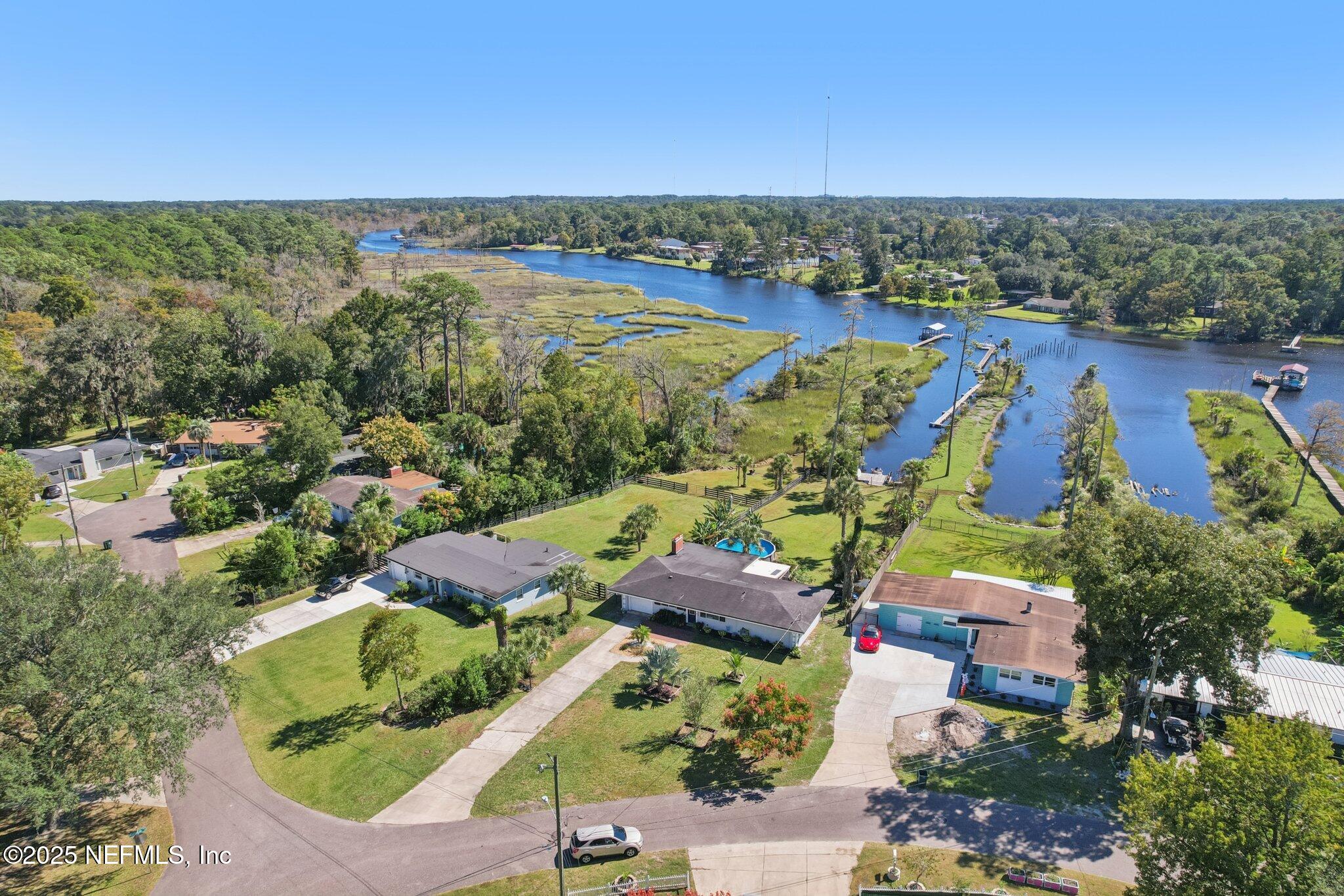 6744 Nightingale Road South Jacksonville, FL 32216 - Photo 61 of 79 Front Aerial to Water #4
