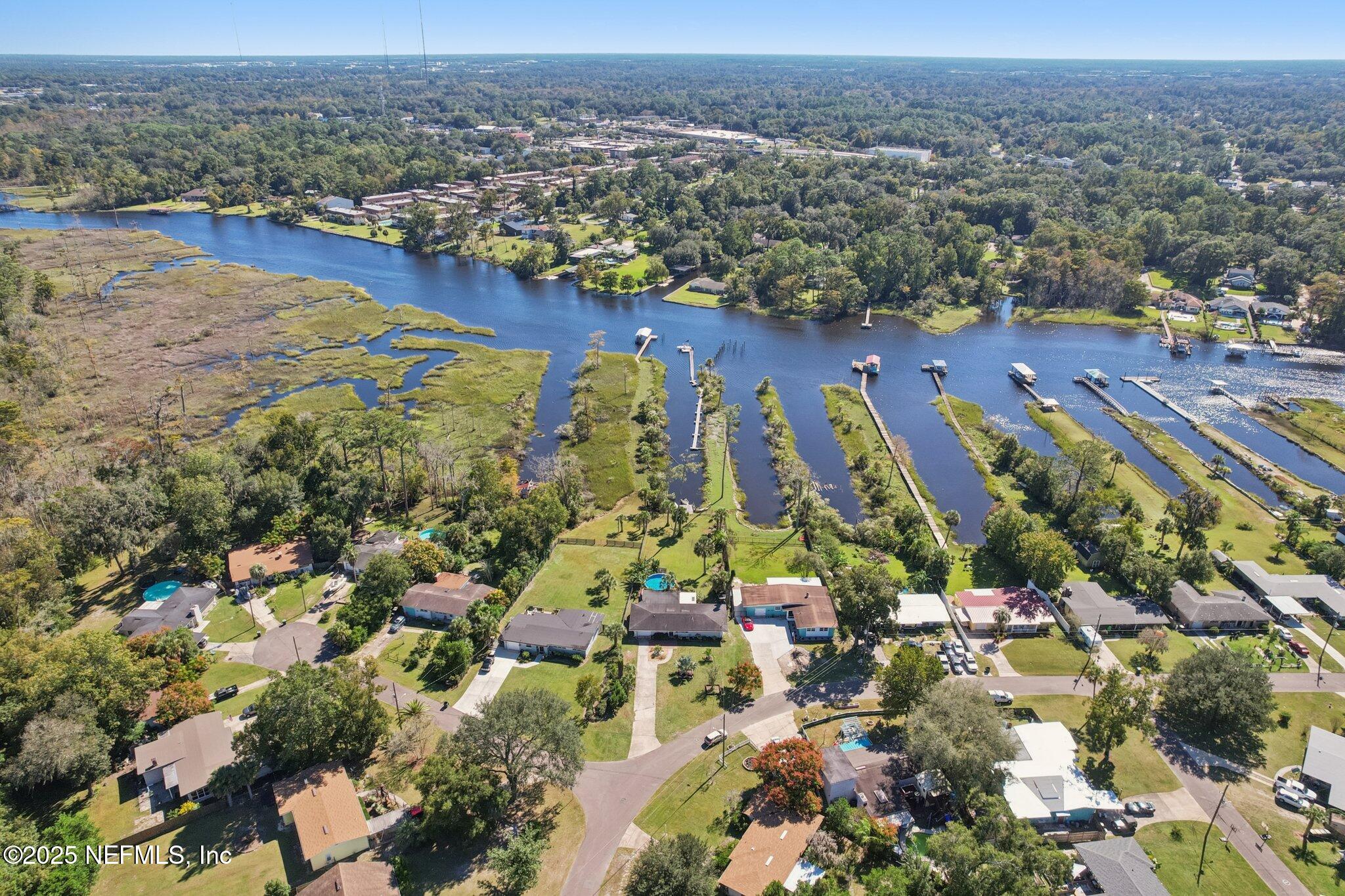 6744 Nightingale Road South Jacksonville, FL 32216 - Photo 77 of 79 Aerial of Waterway 3rd View