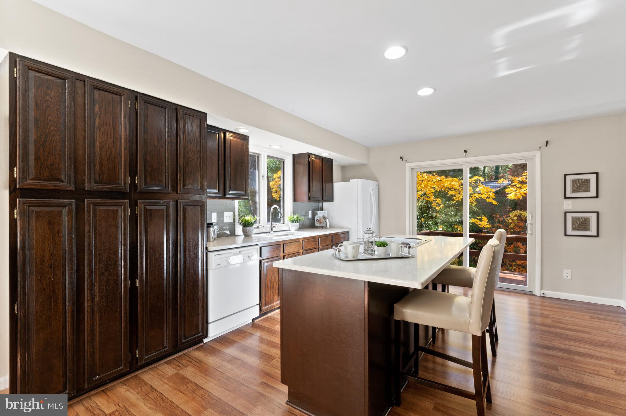 502 King Of Prussia Road Wayne, PA 19087 - Photo 10 of 36 Large Kitchen with Doors to Deck