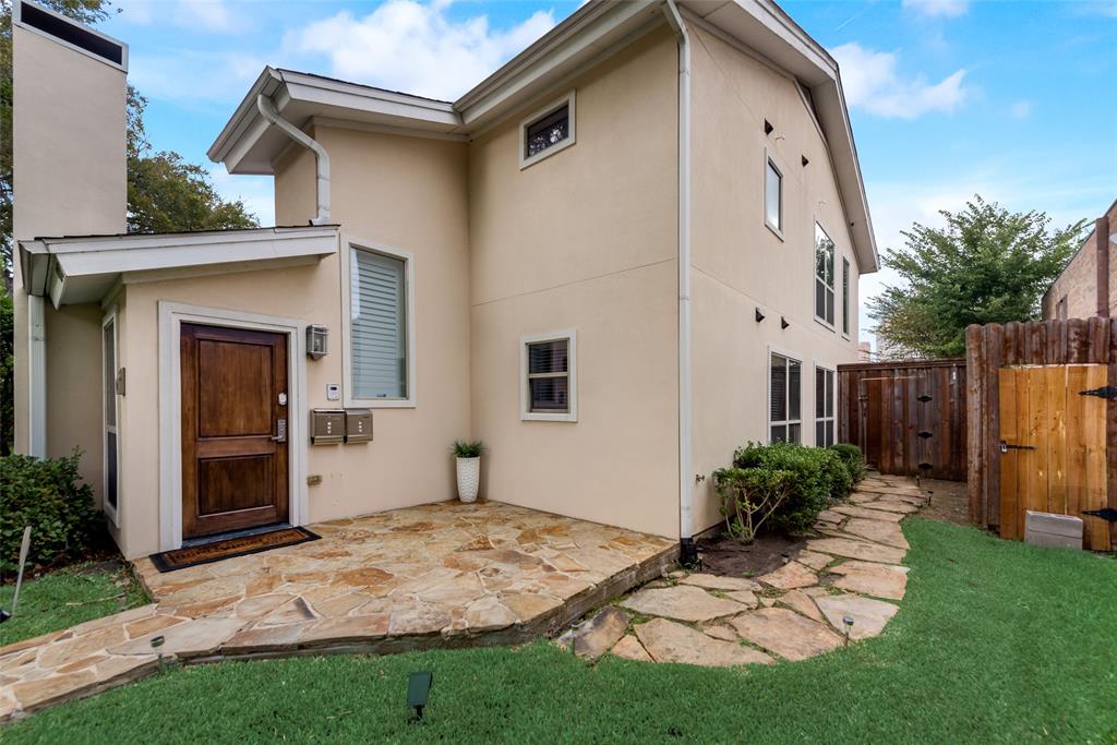 4973 Thunder Road, Unit B Dallas, TX 75244 - Photo 1 of 22 a view of backyard of the house
