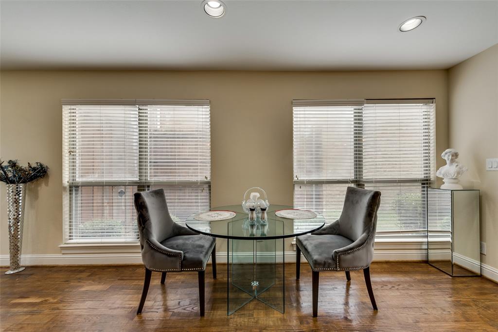 4973 Thunder Road, Unit B Dallas, TX 75244 - Photo 11 of 22 a dining room with furniture and window