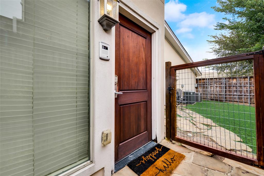 4973 Thunder Road, Unit B Dallas, TX 75244 - Photo 3 of 22 a view of front door