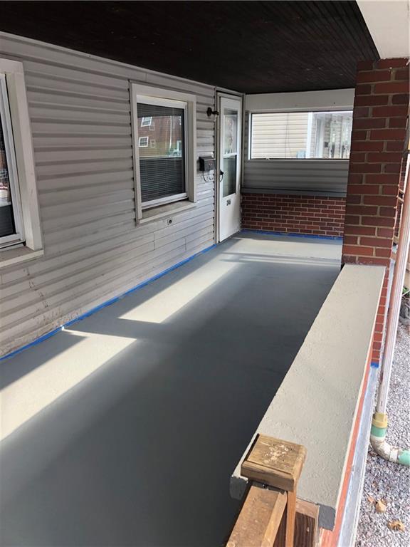 246-248 Bailies Run Road Creighton, PA 15030 - Photo 3 of 25 FRONT PORCH HAS JUST BEEN FRESHLY PAINTED!