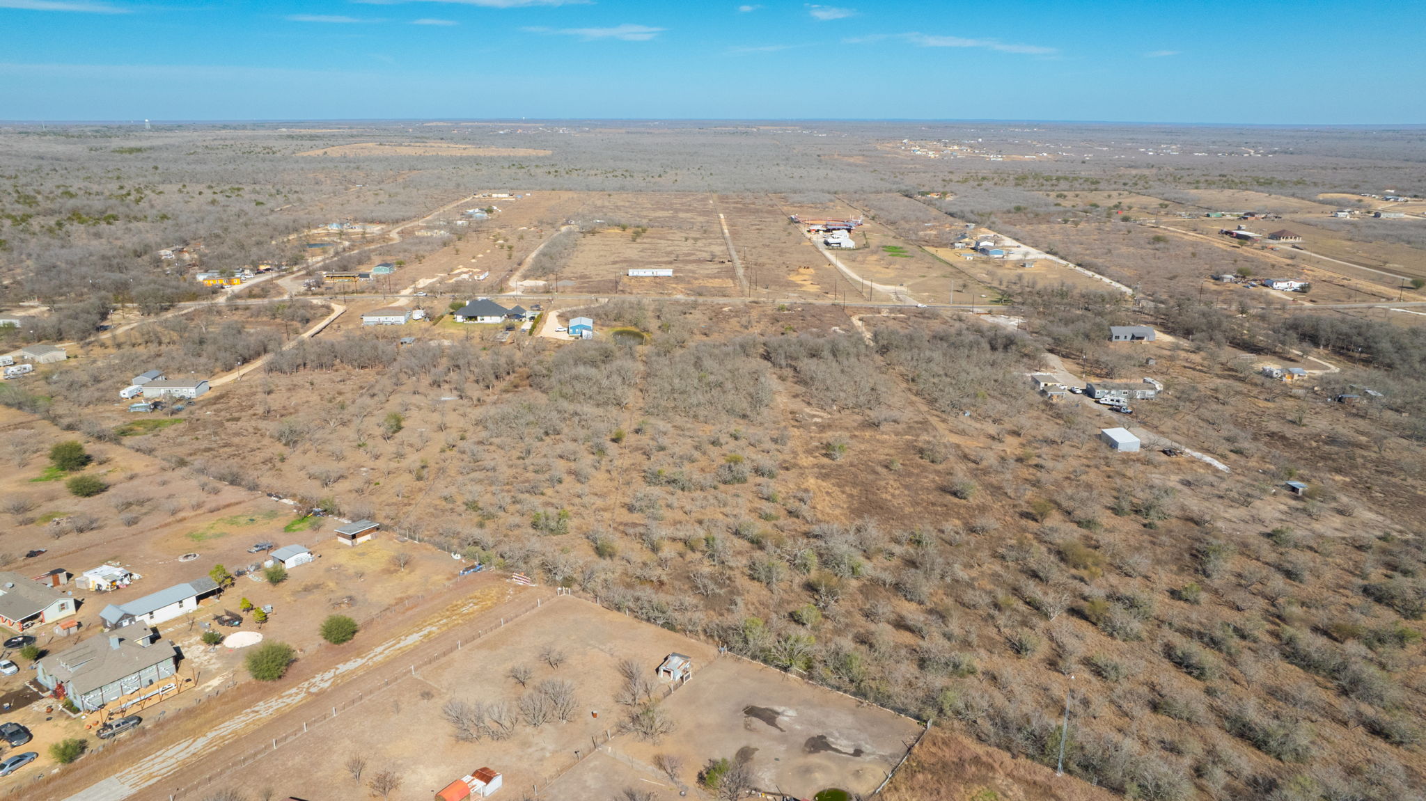 3991 Barth Road Lockhart, TX 78644 - Photo 20 of 27 Aerial overview of property's location featuring rural landscape and a desert landscape