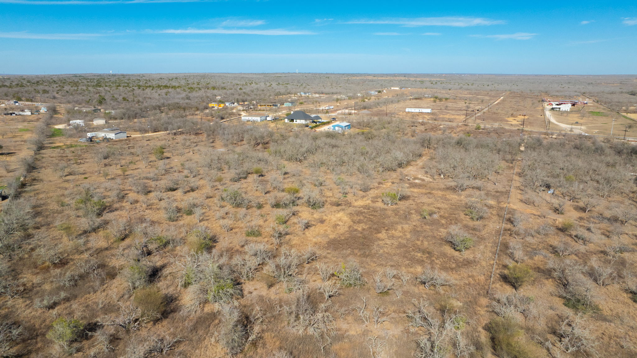 3991 Barth Road Lockhart, TX 78644 - Photo 26 of 27 Aerial overview of property's location with rural landscape and a desert landscape