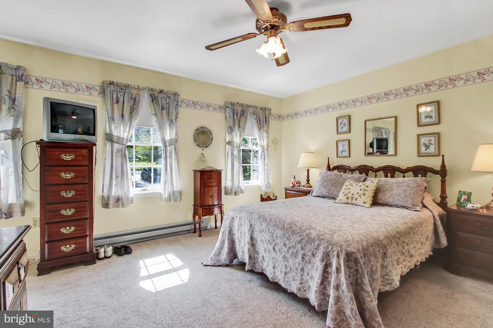 22364 Durberry Road Smithsburg, MD 21783 - Photo 18 of 37 Master bedroom w/ceiling fan