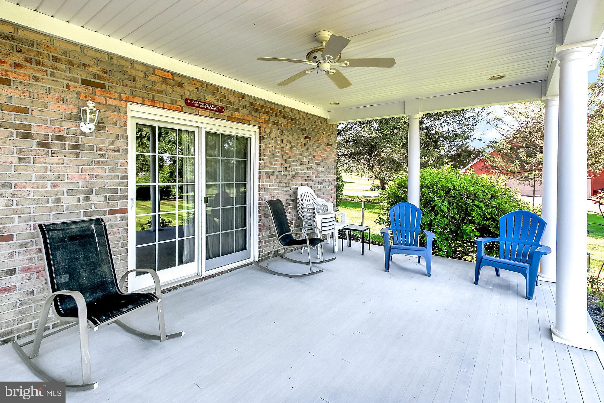 22364 Durberry Road Smithsburg, MD 21783 - Photo 33 of 37 Covered porch w/ceiling fan