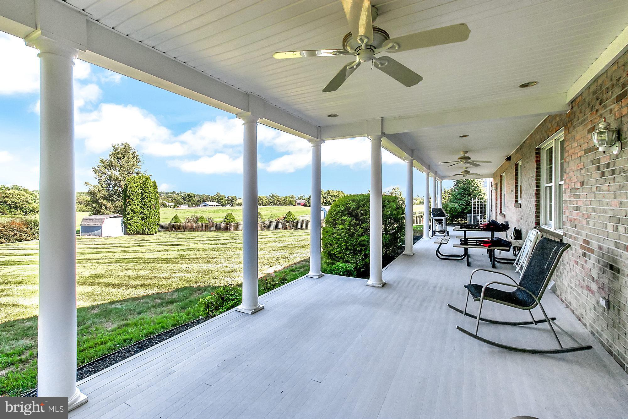 22364 Durberry Road Smithsburg, MD 21783 - Photo 34 of 37 Covered porch w/ceiling fan