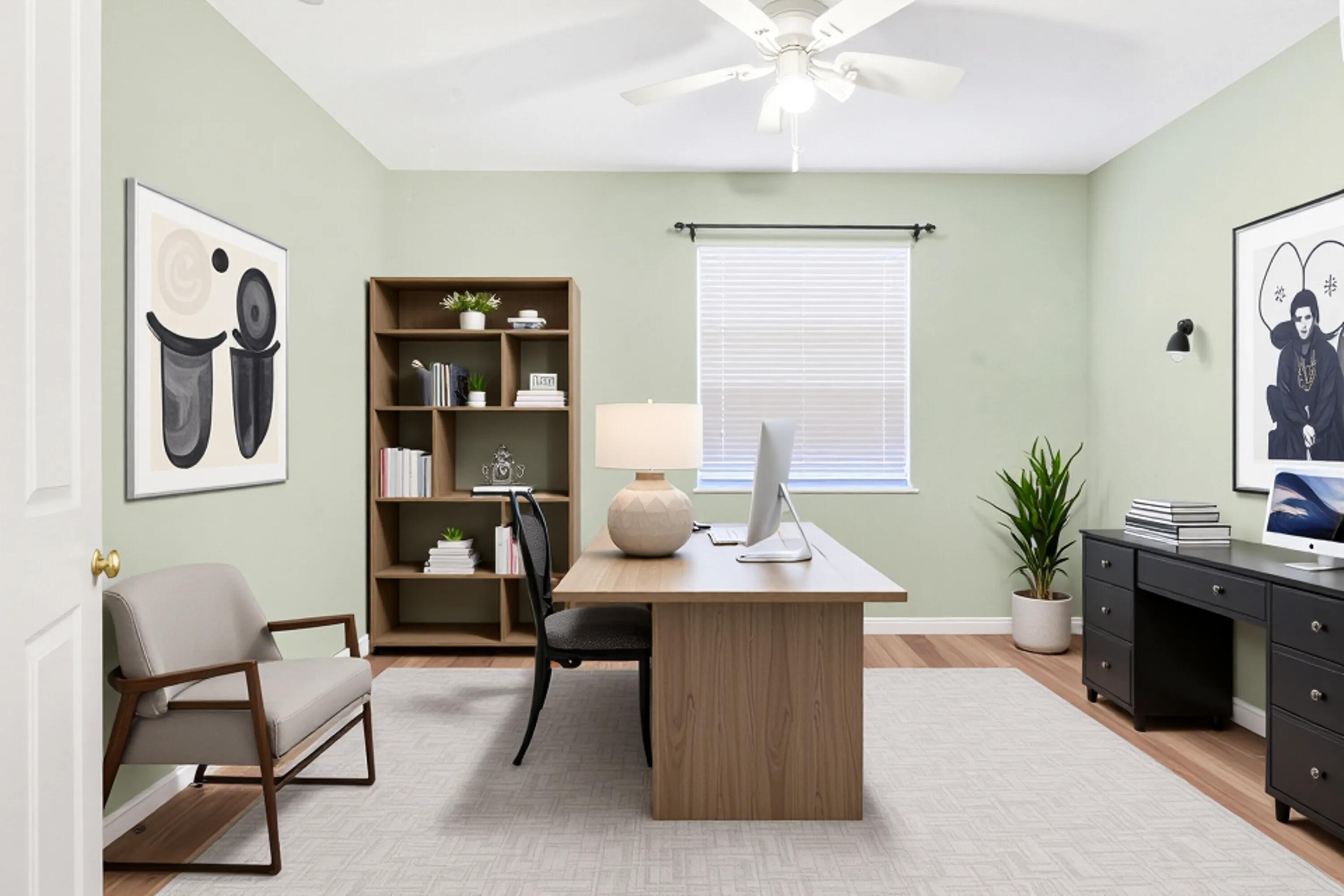 5017 Southeast Graham Drive Stuart, FL 34997 - Photo 24 of 38 a view of a workspace with furniture