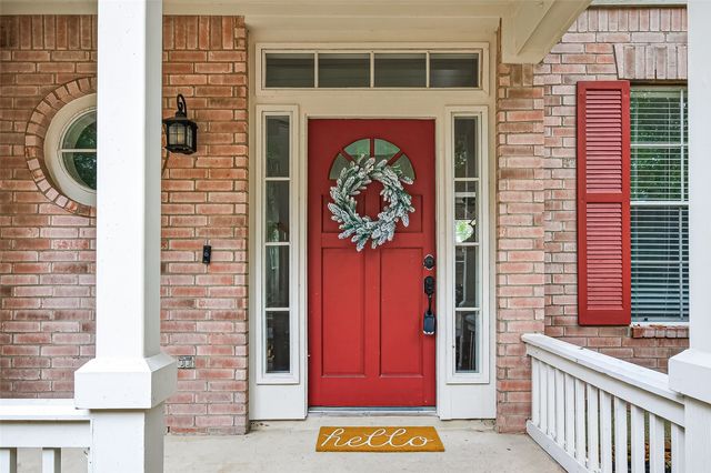 a view of a entryway door of the house