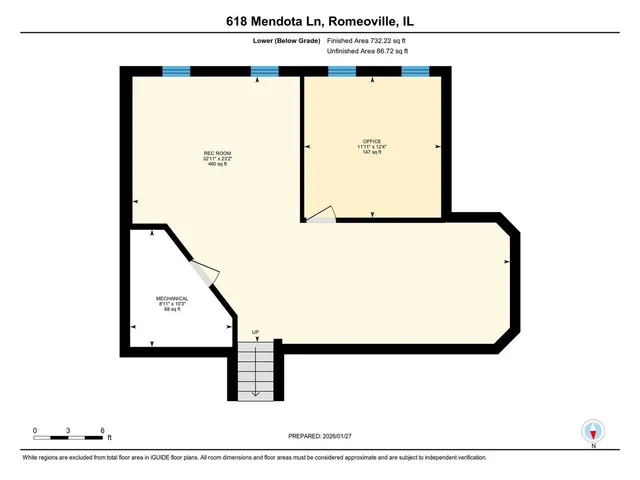 $425,000 | 618 Mendota Lane, Romeoville, IL 60446