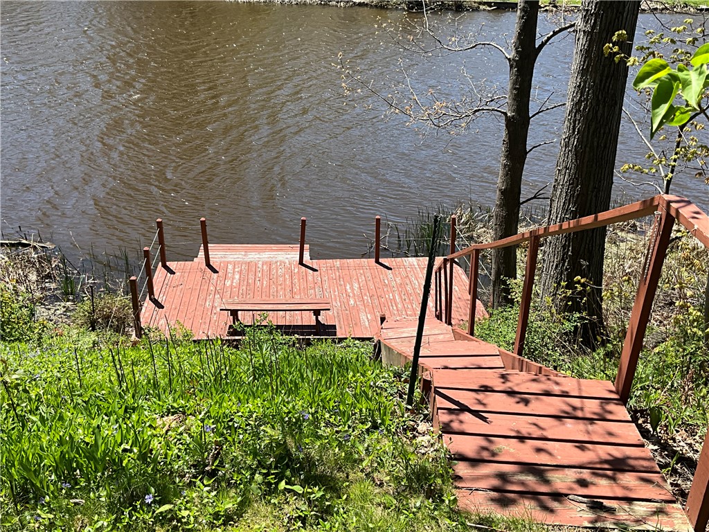 13333 Winding Road Carlton, NY 14571 - Photo 12 of 15 A view of the dock along Johnson Creek!