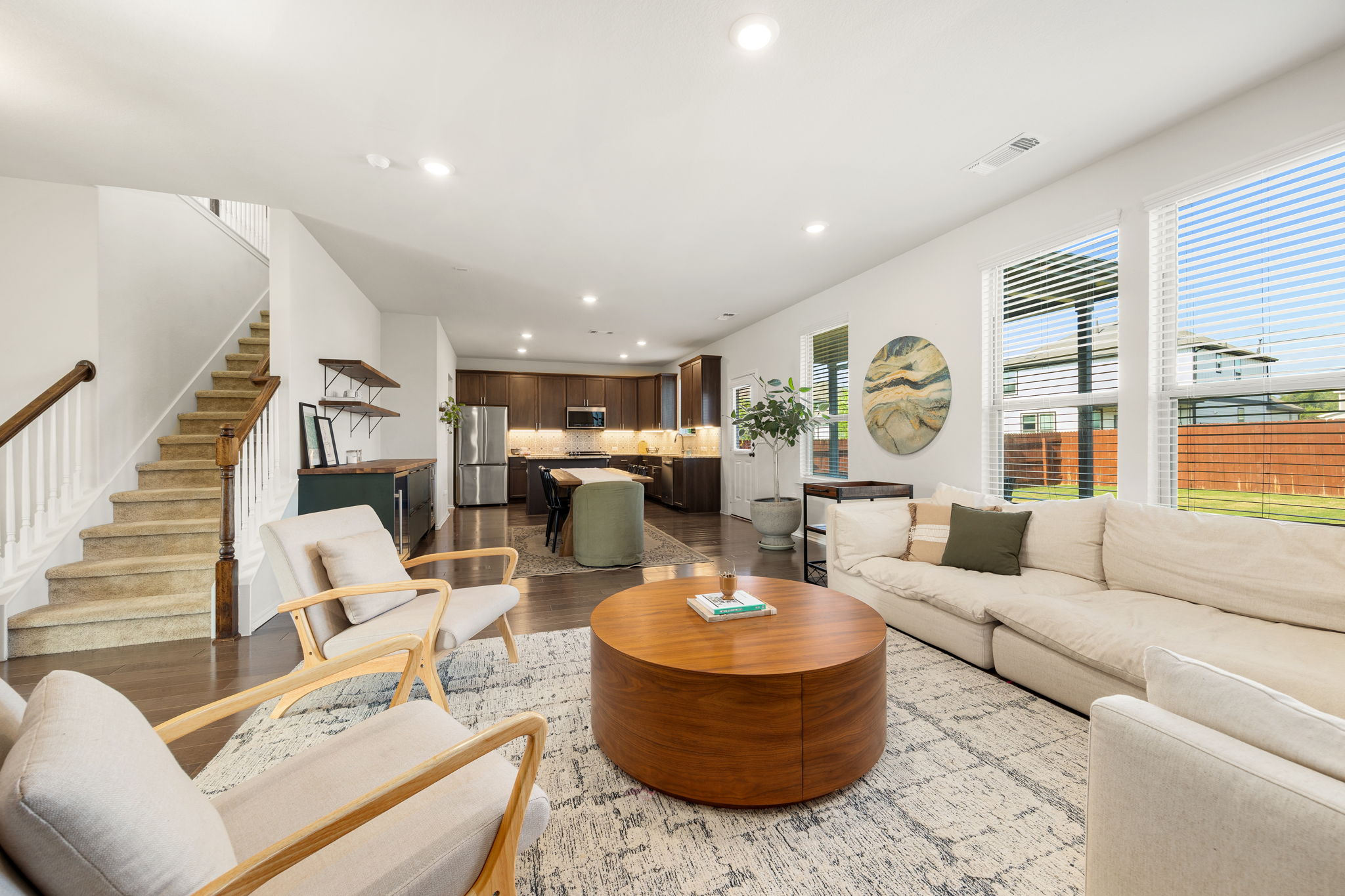 6808 Ellsworth Walk Austin, TX 78724 - Photo 4 of 40 a living room with furniture and a large window