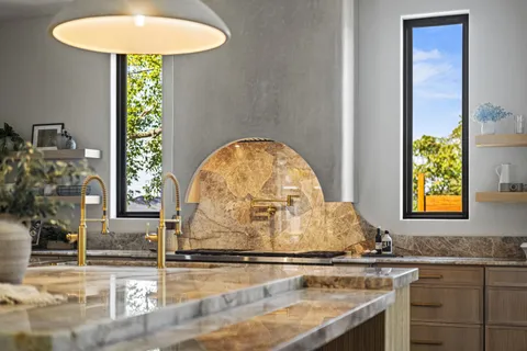 a view of a sink in a bathroom