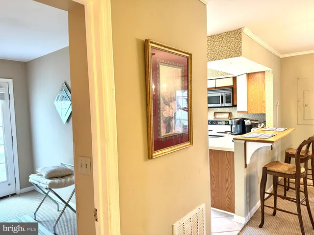 a bedroom with a bed and furniture