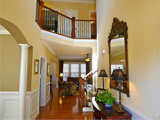 9811 Carvel Court Raleigh, NC 27613 - Photo 2 of 25 This elegant foyer is the perfect place to greet your guests. What a first impression! Foyer