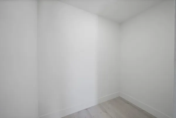 a view of a hallway with workspace