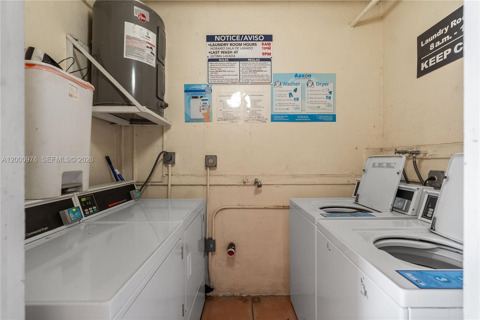 9441 Southwest 76th Street, Unit V32 Miami, FL 33173 - Photo 17 of 28 a view of utility room