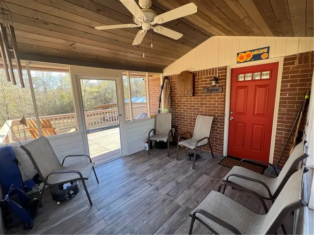 a view of a ocean beach