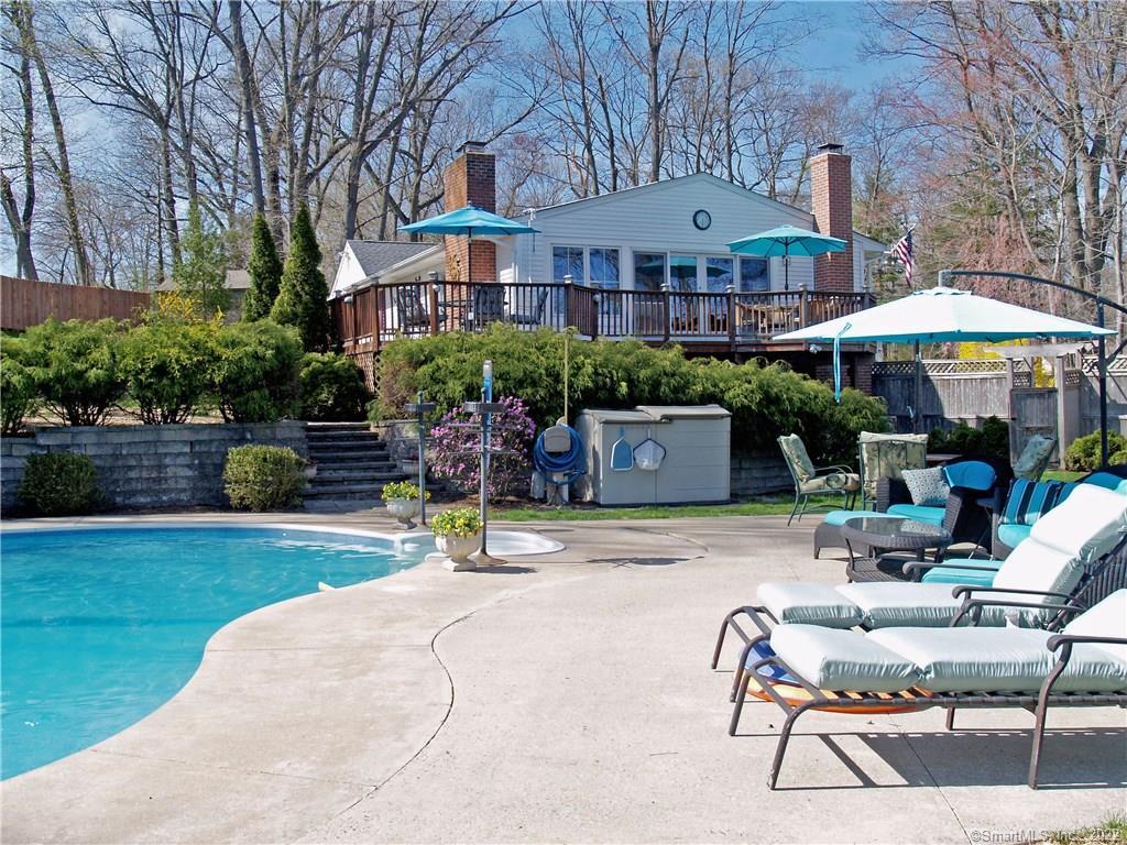 8 Vespucci Road Norwalk, CT 06850 - Photo 1 of 1 Rear of house with pool