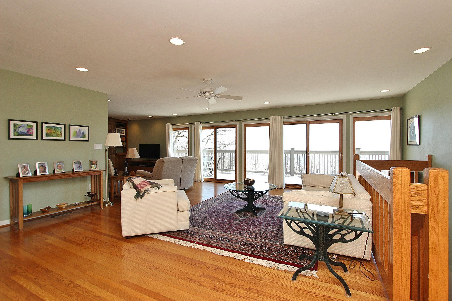 840 Brushy Ridge Road Salem, VA 24153 - Photo 24 of 86 a living room with furniture and a floor to ceiling window