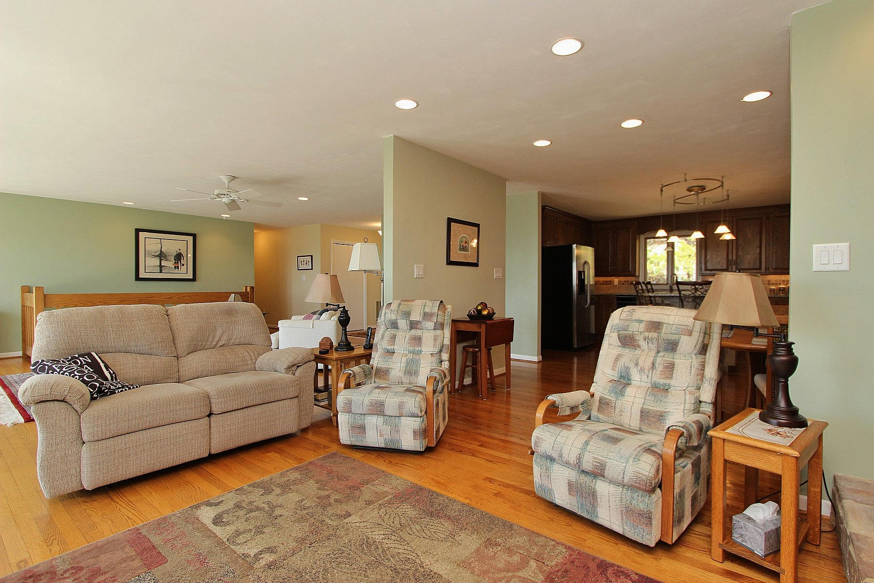 840 Brushy Ridge Road Salem, VA 24153 - Photo 33 of 86 a living room with furniture and a large window