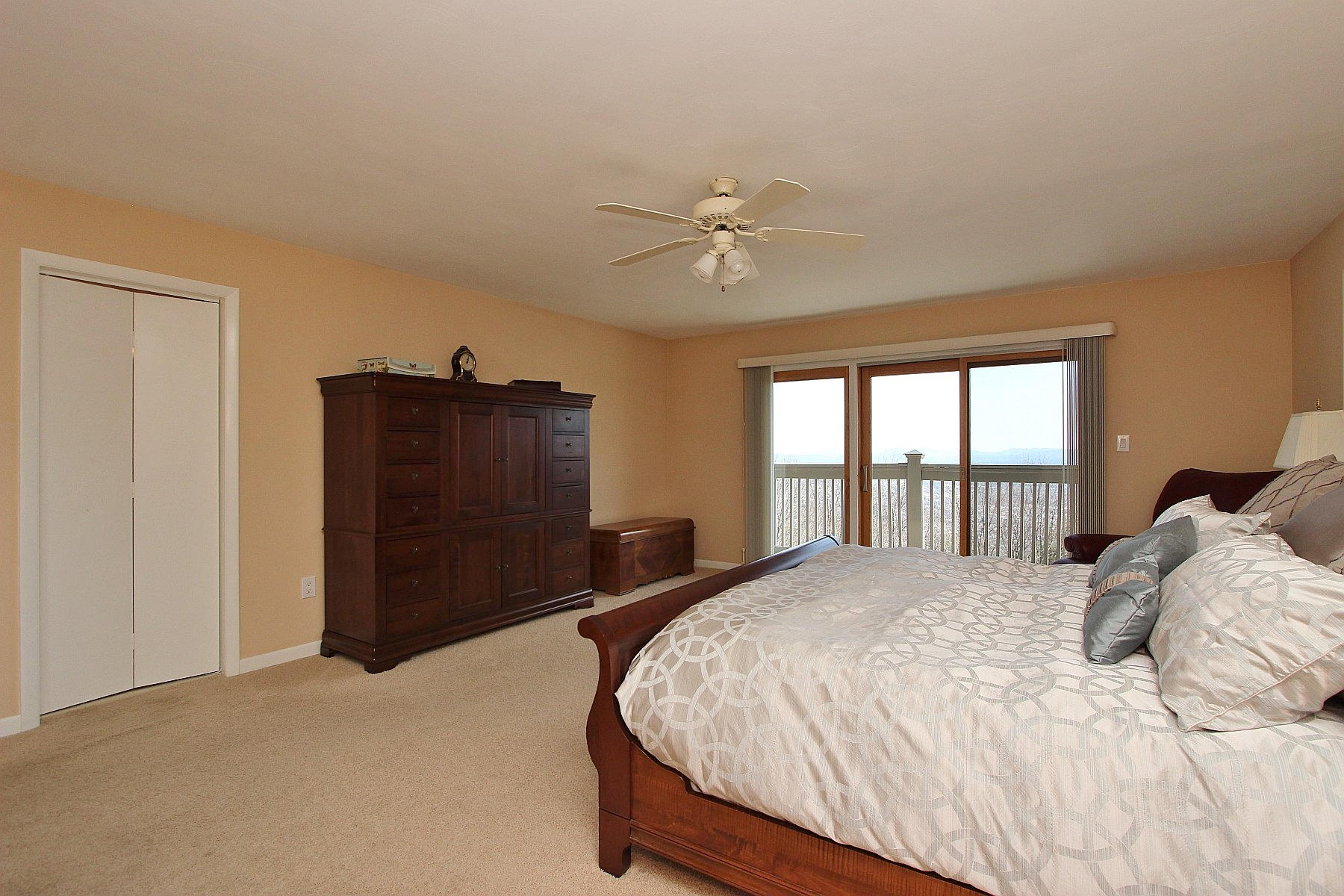 840 Brushy Ridge Road Salem, VA 24153 - Photo 40 of 86 a bedroom with a bed and a closet