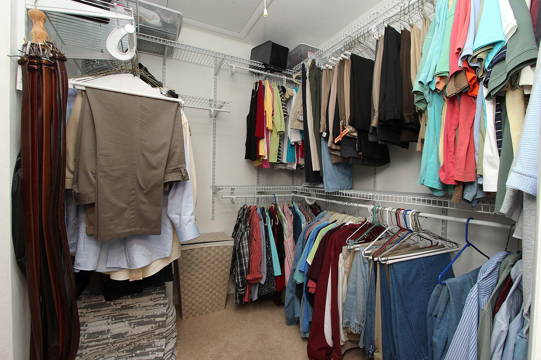 840 Brushy Ridge Road Salem, VA 24153 - Photo 47 of 86 a view of walk in closet with clothes and shoes