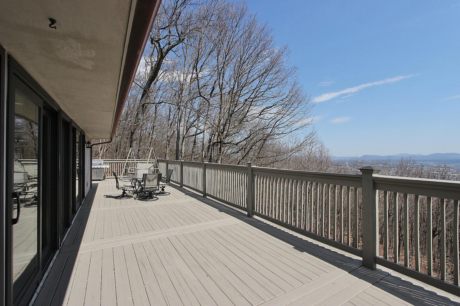 840 Brushy Ridge Road Salem, VA 24153 - Photo 62 of 86 a view of a balcony with chairs