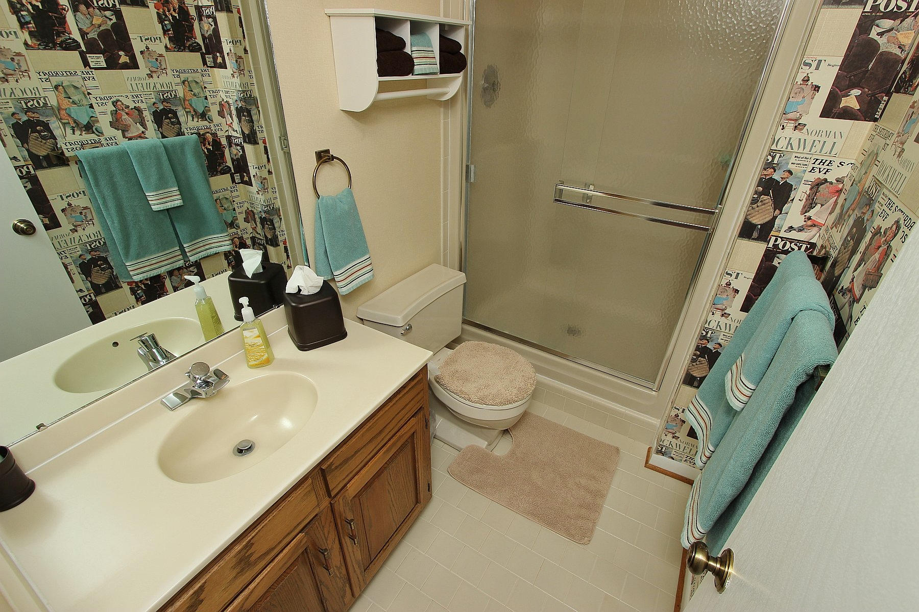 840 Brushy Ridge Road Salem, VA 24153 - Photo 77 of 86 a bathroom with a sink a toilet and shower