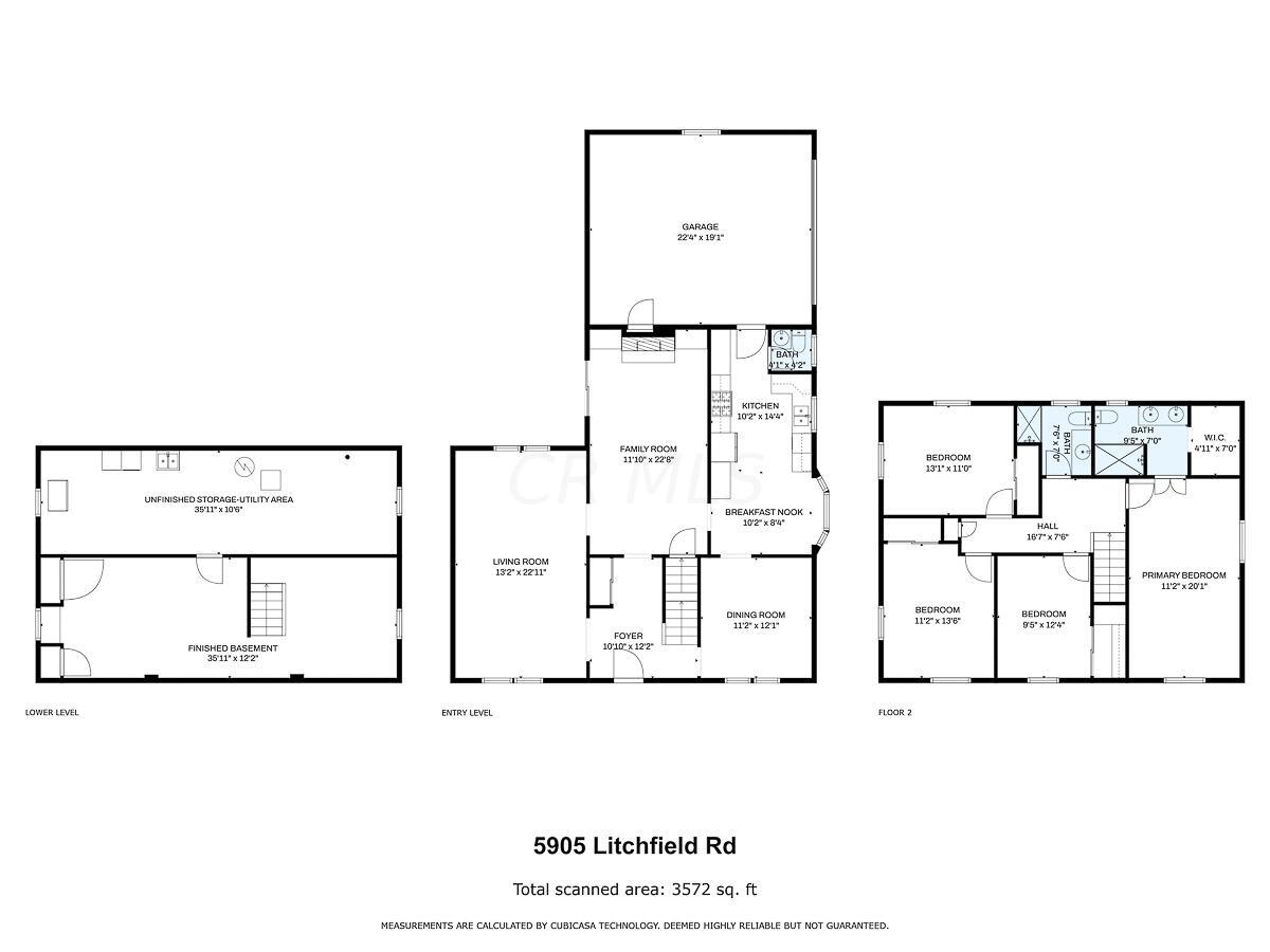 5905 Litchfield Road Columbus, OH 43235 - Photo 39 of 39 Combined floor plans
