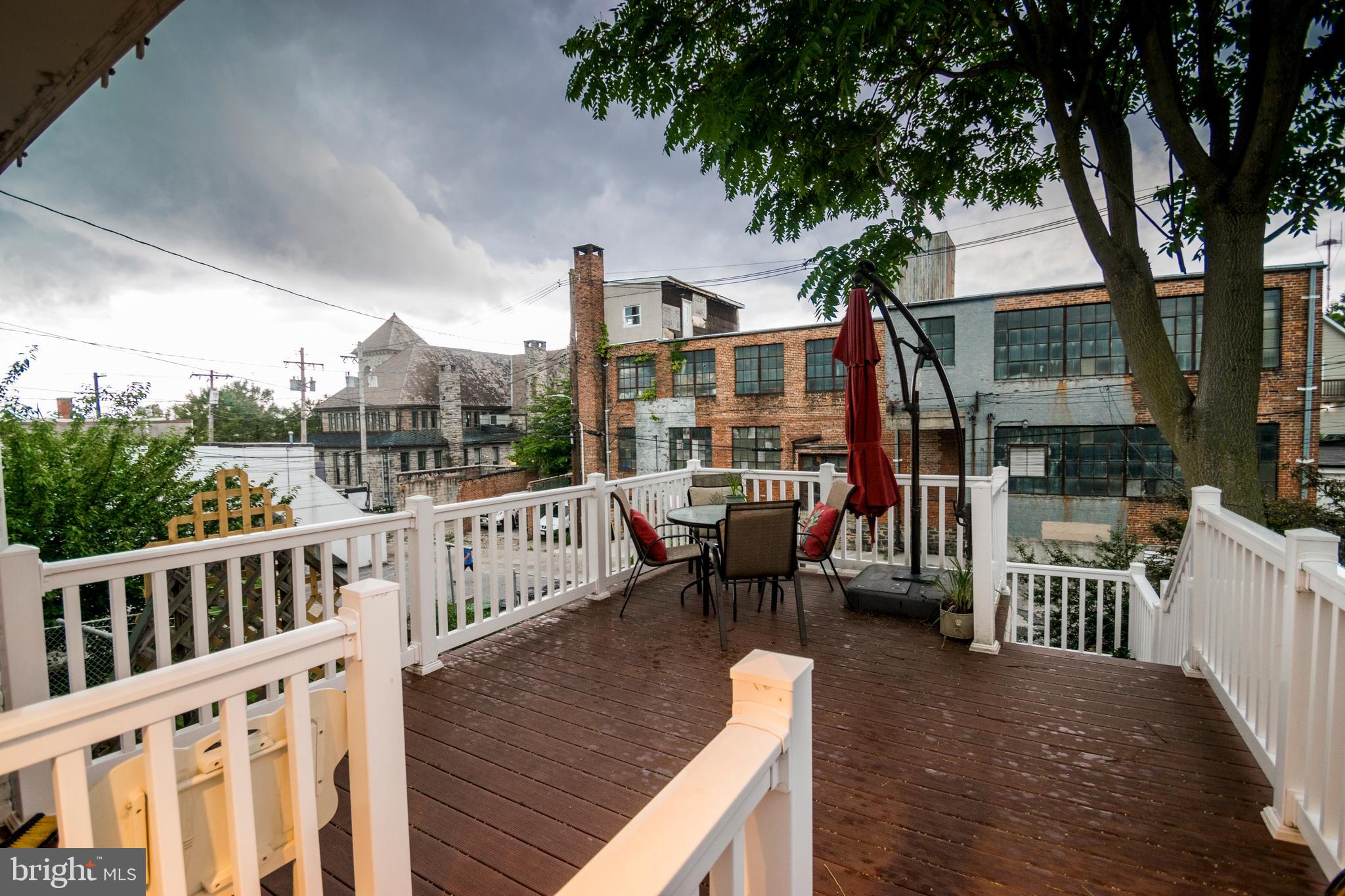 3612 Roland Avenue Baltimore, MD 21211 - Photo 47 of 53 Rear deck with stairs to parking area