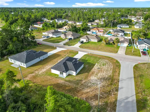 a view of a swimming pool from a balcony