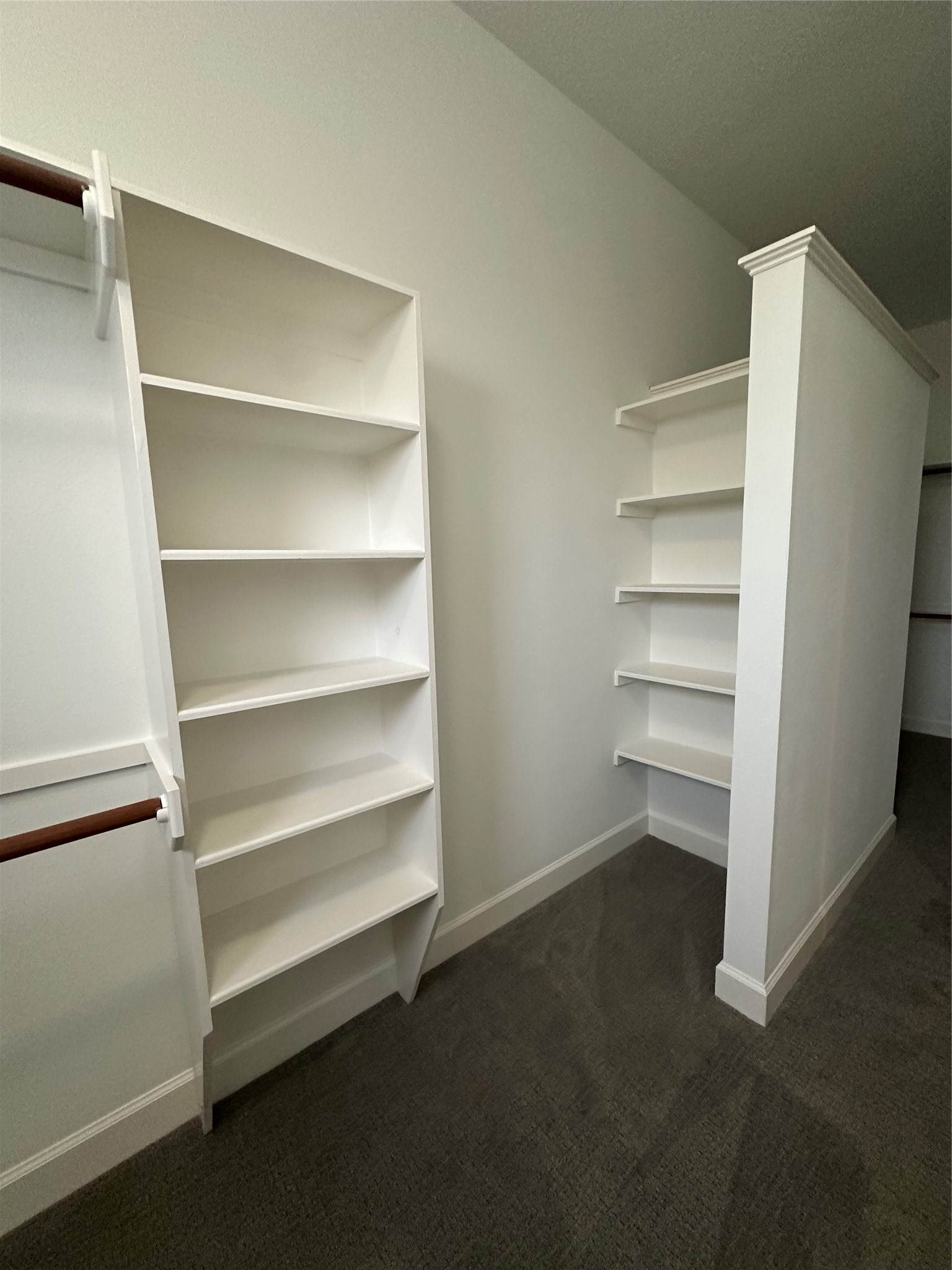 2713 Crawford Street Houston, TX 77004 - Photo 20 of 27 a view of walk in closet with empty racks