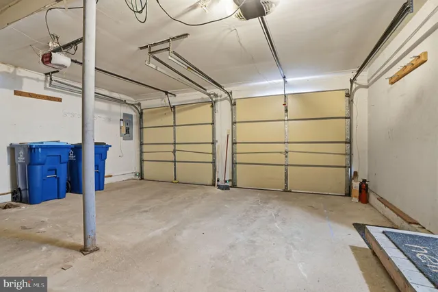 a view of a room with storage