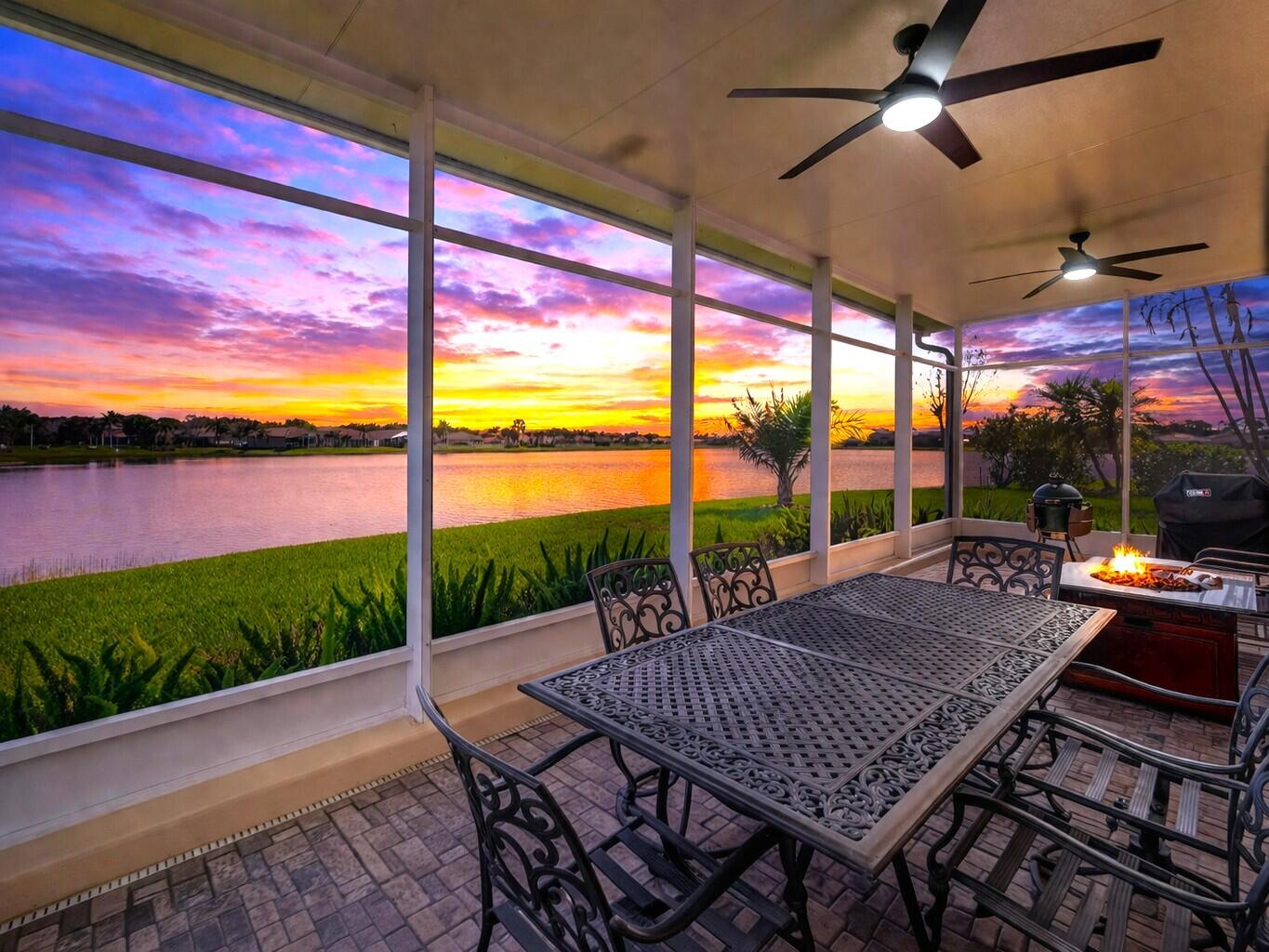 5902 Walnut Park Lane Fort Pierce, FL 34951 - Photo 2 of 45 a view of a patio with a table chairs and a table