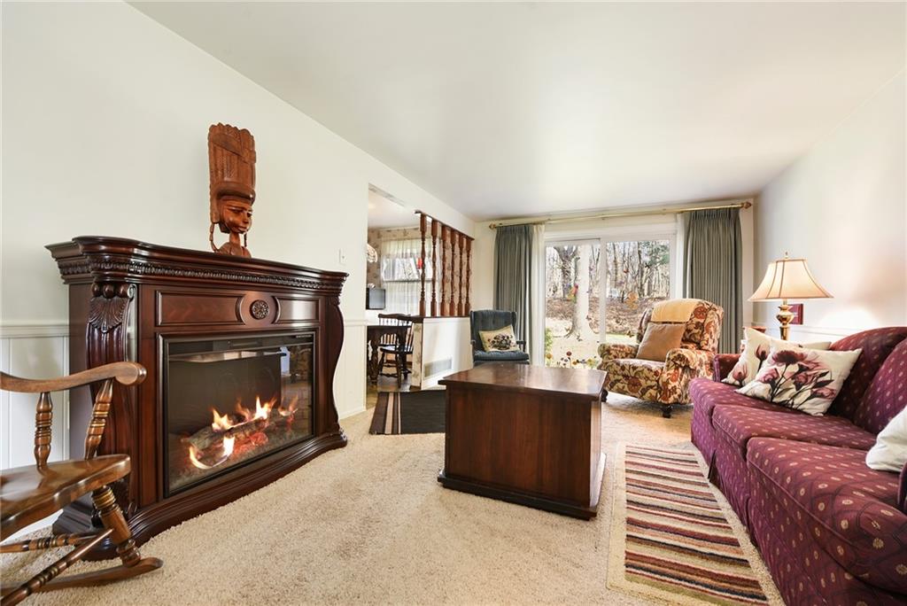 159 Pinehurst Drive Freedom, PA 15042 - Photo 5 of 33 a living room with furniture a window and a fireplace
