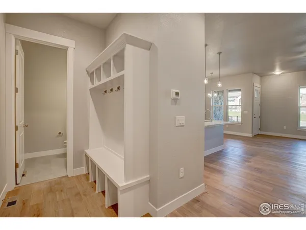 a view interior of a house wooden floor and windows