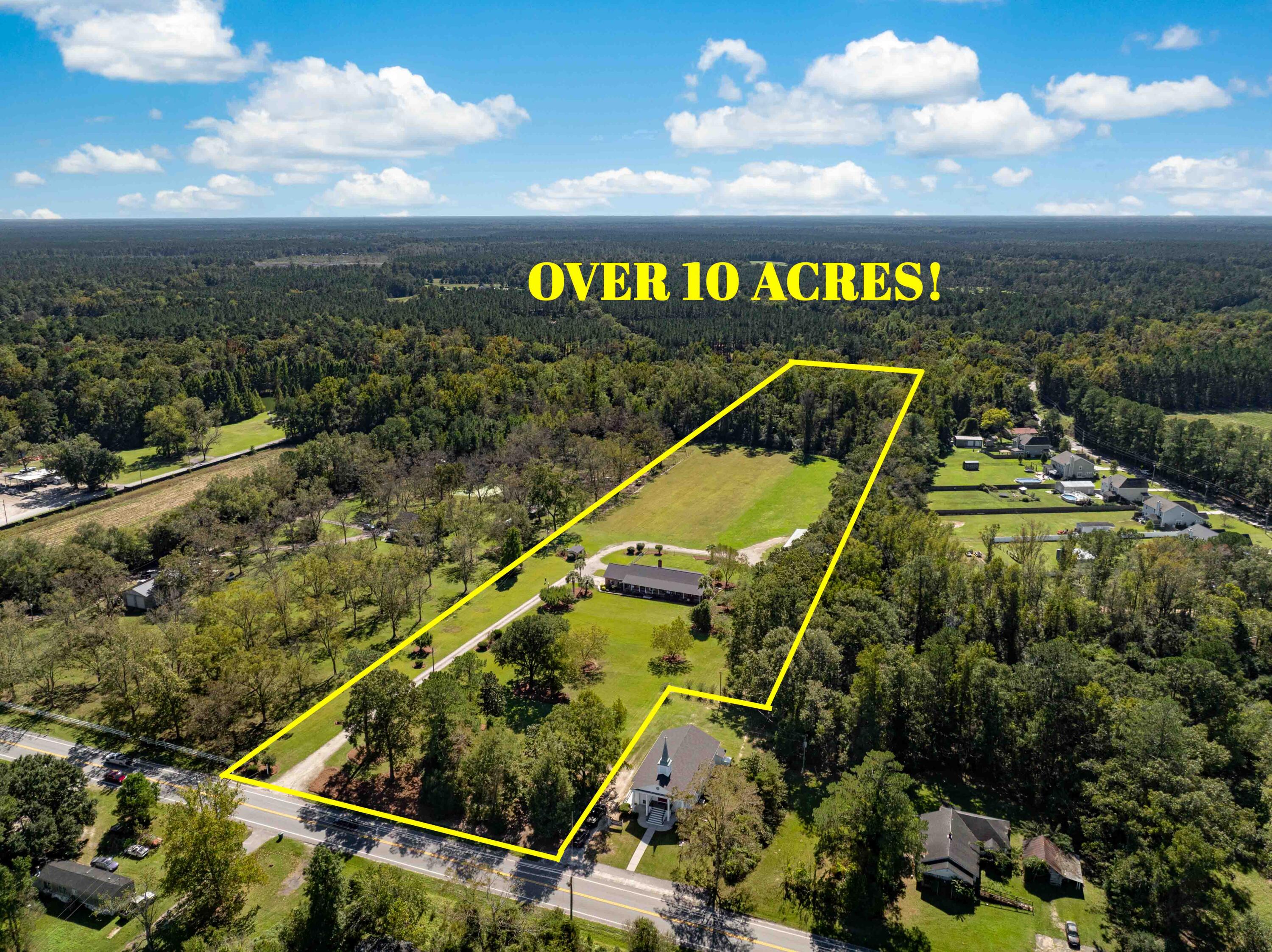 1543 Highway 61 Ridgeville, SC 29472 - Photo 2 of 70 1543 Highway 61 Drone-1
