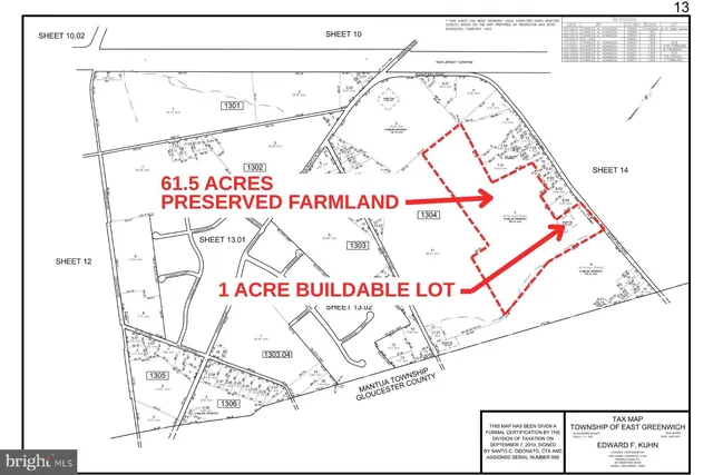 $635,000 | 0 South Jessup Mill Road, Clarksboro, NJ 08020