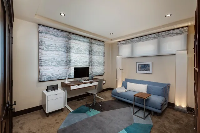 a room with storage and utility