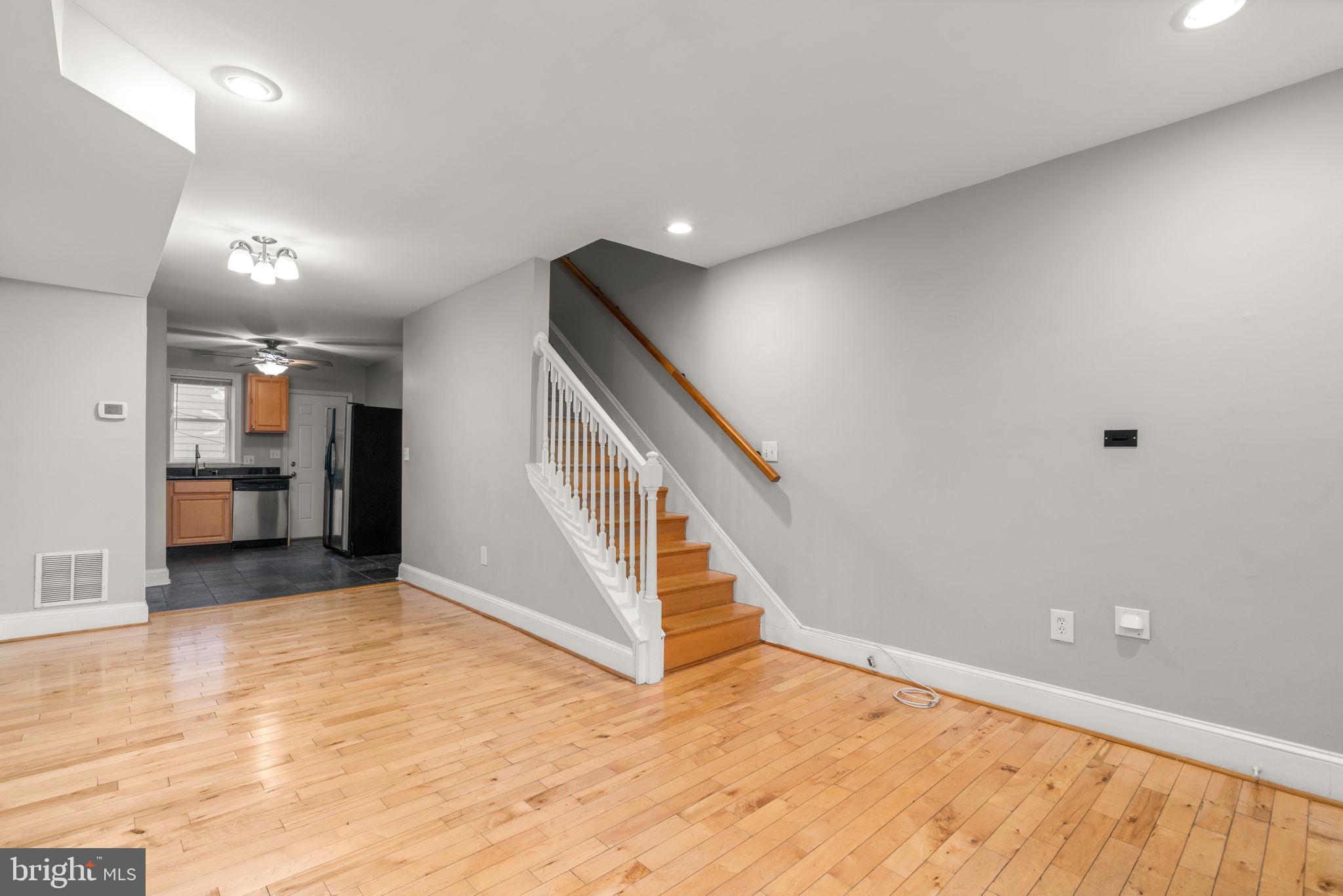 1456 Battery Avenue Baltimore, MD 21230 - Photo 5 of 31 a view of entryway with wooden floor