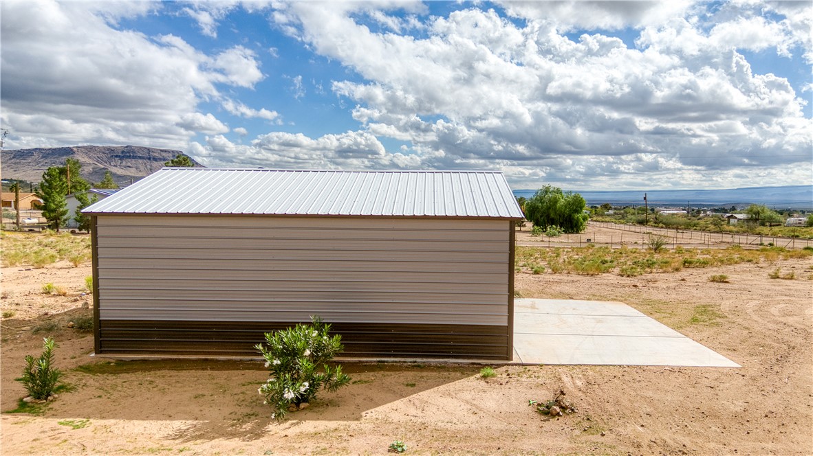 3870 Bouse Road Golden Valley, AZ 86413 - Photo 7 of 29 View of shed featuring a mountain view