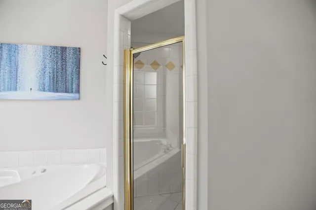 an aerial view of residential house with outdoor space and street view