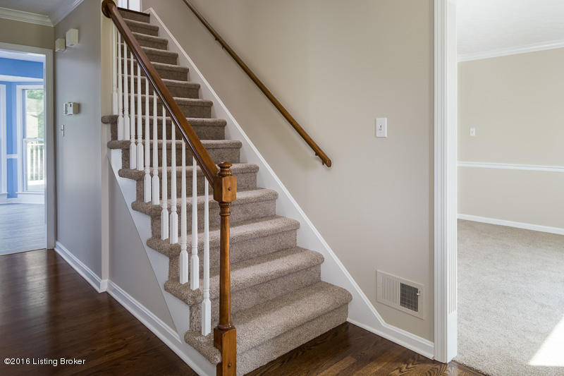 7715 Shaker Mill Road Louisville, KY 40220 - Photo 6 of 35 Staircase off entry