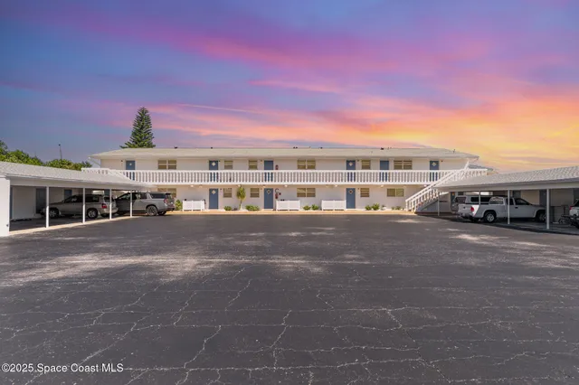 a large building with a view of city