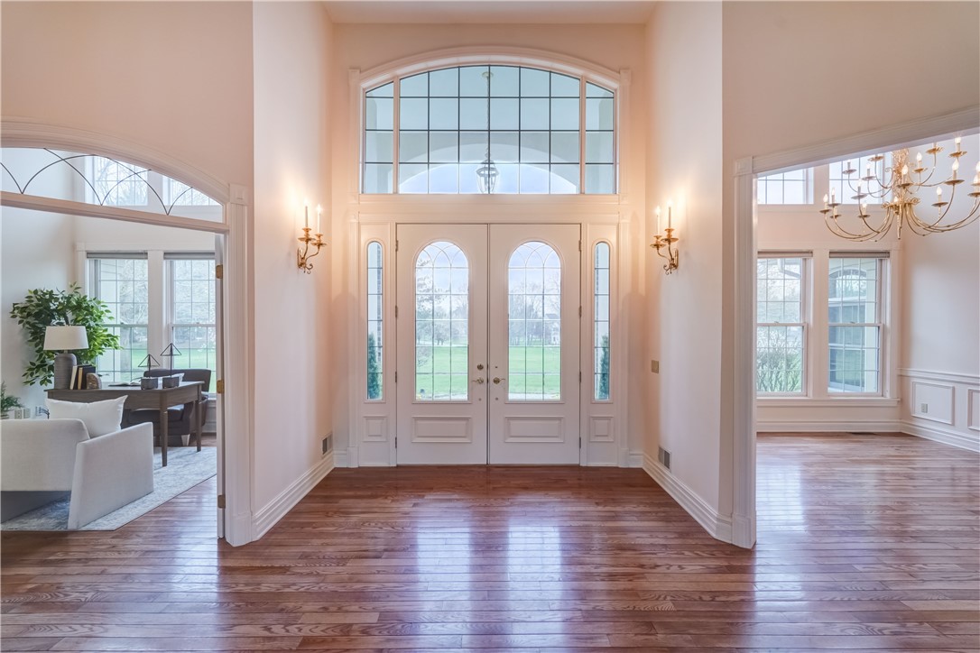 87 Sycamore Ridge Mendon, NY 14472 - Photo 13 of 50 Grand foyer with double front doors with leaded gl