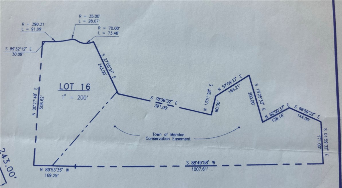 87 Sycamore Ridge Mendon, NY 14472 - Photo 50 of 50 Conservation Easement (from Instrument Survey). H