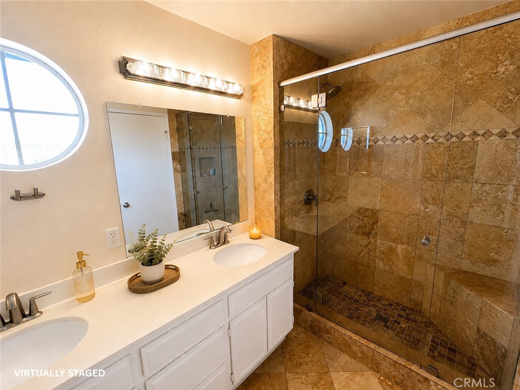 16121 Olivemill Road La Mirada, CA 90638 - Photo 13 of 18 Shared Bathroom in Hallway Upstairs